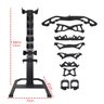 Puxadores Anatomico Com Suporte Pulley Musculaçao Academia Barra Box Cross Treino Fitness Exercicio  - 2