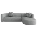 Ver imagem 1 de Sofá Modular Celinne Luxuoso Sala de Estar Decoração Luxo 265cm Bouclé