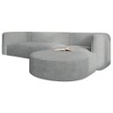 Ver imagem 6 de Sofá Modular Celinne Luxuoso Sala de Estar Decoração Luxo 265cm Bouclé