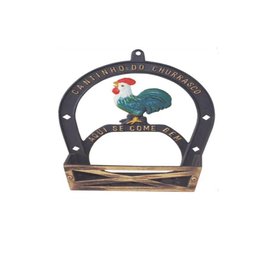 Suporte Porta Tempero e Condimentos Alumínio Fundido Galo - 1