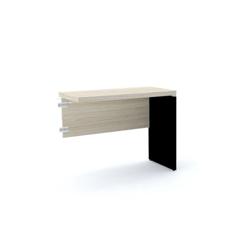 Complemento para Escrivaninha 90CMX45CM PE40 90cm Nogueira Casablanca e Preto Bege