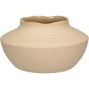 Ver imagem 1 de Vaso Redondo Decorativo Enfeite Casa Home&Co Cerâmica 13x20x20cm Bege