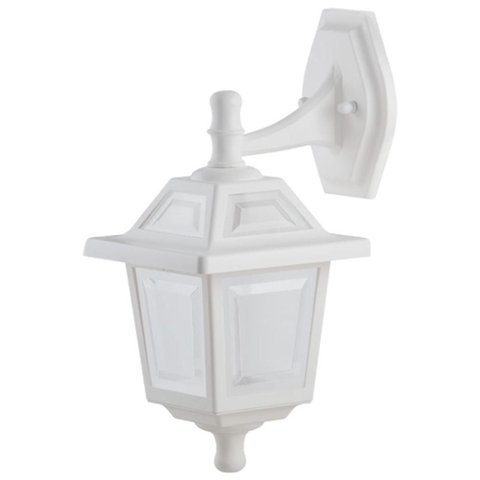 Arandela 22x39cm Luminária de Parede Branca Lente Fosca Lâmp