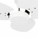 Ver imagem 2 de Ventilador de Teto Natuvent Dahlia No Light 3 Pás Madeira Branco 220v