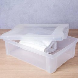 Kit 12 Caixas Organizadoras Ordene 13,5l Tampa Empilhável Radical Color Média - 5