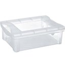 Ver imagem 6 de Kit 12 Caixas Organizadoras Ordene 13,5l Tampa Empilhável Radical Color Média