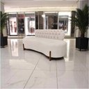 Ver mais imagens de Sofá 3 Lugares Orgânico Curvo Tókio 180cm Couro Bege