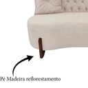 Ver imagem 6 de Sofá 3 Lugares Orgânico Curvo Tókio 180cm Couro Bege