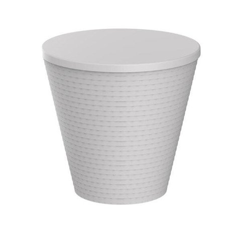 Banqueta Baixa Polipropileno sem Encosto Fluo