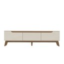 Ver imagem 6 de Rack com Painel para TV até 75 Polegadas MDF 185,5CMX183CM Suporte Liverpool Yescasa Marrom Cinamomo