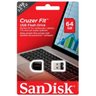 Pendrive Sandisk Z33 Cruzer Fit 64GB - 1