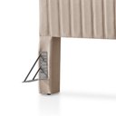 Ver imagem 5 de Cabeceira Cama Box Queen 1,60m Estofada Havai Linho Bege