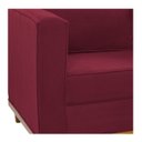 Ver imagem 7 de Poltrona Decorativa Europa Suede ADJ Decor - Bordô