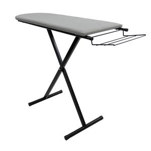 Mesa Tábua de Passar Roupa Tecido Térmica Prática Porta Ferro Dobrável Itagold - Preta