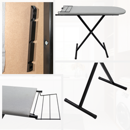Mesa Tábua de Passar Roupa Tecido Térmica Prática Porta Ferro Dobrável Itagold - 4