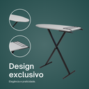 Ver imagem 5 de Mesa Tábua de Passar Roupa Tecido Térmica Prática Porta Ferro Dobrável Itagold