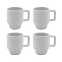 Ver imagem 2 de Conjunto De 4 Canecas 400 Ml Empilháveis Elo Baunilha