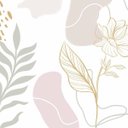 Ver imagem 1 de Papel de Parede Infantil Folhas Pastel Sonhos 4253