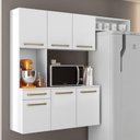 Ver imagem 7 de Cozinha Suspensa 6 Portas 163 Cm Mdp Carol Armoveis - Branco