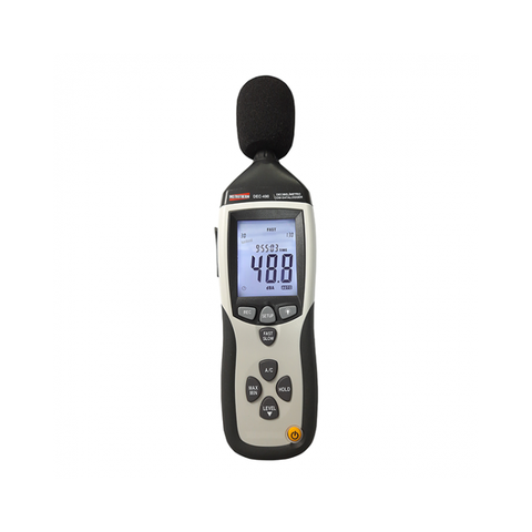 Decibelímetro Digital Faixa 30 a 130db Som Ruído Sonoro Usb Datalogger Dec-490 Portátil Maleta com C