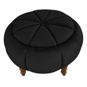 Ver imagem 1 de Puff da Vinci 65 Cm Suede Slk Decor Amara Preto