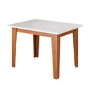 Ver imagem 1 de Mesa para Sala de Jantar 1,20m Miami Madeirado/off White Dobuê