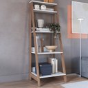 Ver imagem 2 de Estante Multiuso 4 Prateleiras B81 Branco Montana Novam