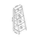 Ver imagem 4 de Estante Multiuso 4 Prateleiras B81 Branco Montana Novam