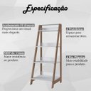 Ver imagem 3 de Estante Multiuso 4 Prateleiras B81 Branco Montana Novam