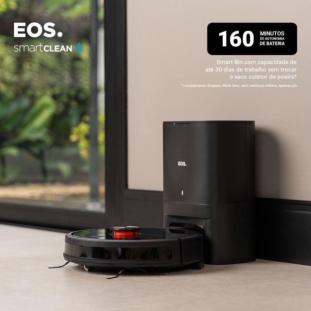 Robô Aspirador de Pó Inteligente Eos Smart Self Clean Laser Map com Controle por Alexa e Google - 8