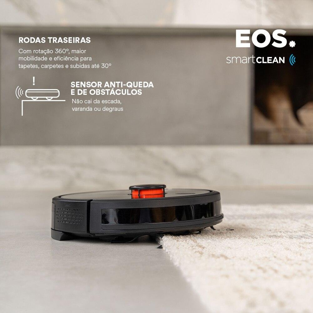 Robô Aspirador de Pó Inteligente Eos Smart Self Clean Laser Map com Controle por Alexa e Google - 6