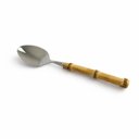 Ver mais imagens de Conjunto de Talheres 4 Peças em Bambu Real e Aço Inox