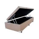 Ver imagem 1 de Cama Box Baú Solteiro Suede Bege 42x88x188