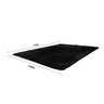 Tapete Peludo Toque Macio Luxuoso 2,00 X 2,40M Preto - 3