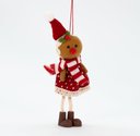 Ver imagem 4 de Kit Decoração para Árvore de Natal 6 Biscoitos Pendente 17cm