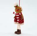 Ver imagem 3 de Kit Decoração para Árvore de Natal 6 Biscoitos Pendente 17cm