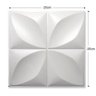 Kit 20 Placas Pvc 3d Revestimento de Parede Petalas 25 Cm - 3