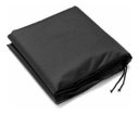 Ver imagem 1 de Kit 2 Capas Impermeáveis Compatível Sofá Casal+puff Preto