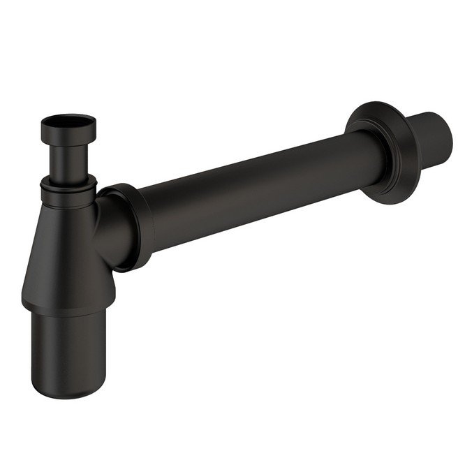 Kit Sifão Válvula e Mangueira Flexível Preto Fosco Fani - 2