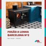 Fogão à Lenha Dupla Combustão F820FE Barcelona Metávila - 5
