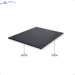 1 Prateleira Preta 70X60 Tampo Tabua Mdf  Organizadora Decoração Cozinha Quarto Banheiro Sala - 2