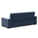 Ver imagem 5 de Sofá Cama 02 Lugares Lisboa Pés De Madeira Cor Azul Marinho