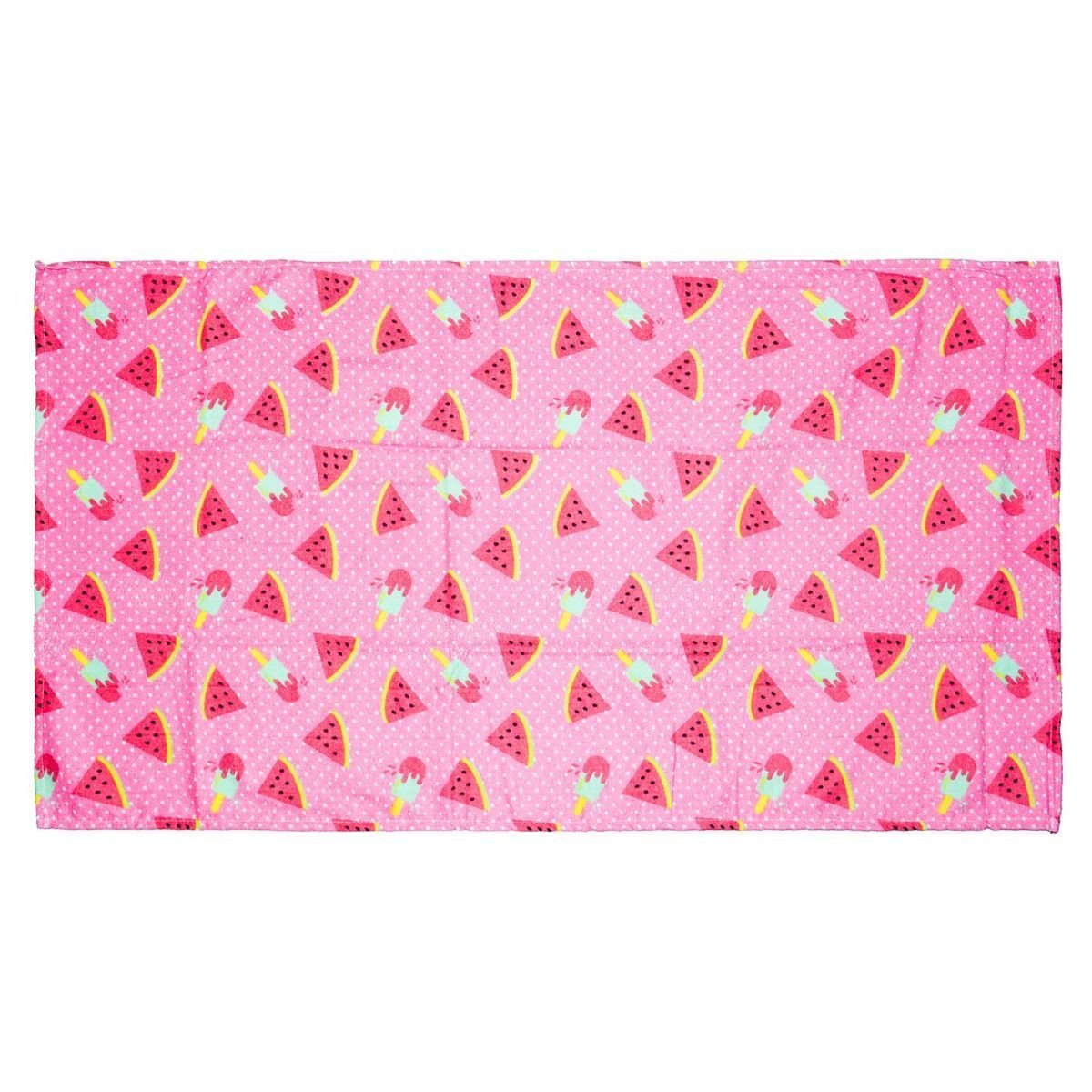 Ver imagem 2 de Toalha de Banho Infantil Kids 70 Cm X 1,20 Felpa Aveludada: Melancia