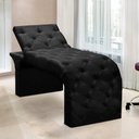 Ver imagem 2 de Maca de Estética Reclinável e Reta Andressa Star Confort Preto Veludo 1706