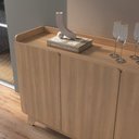 Ver imagem 7 de Balcão Buffet 3 Portas 150cm John - Natural
