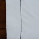 Ver imagem 4 de Jogo de Lençol Casal 300 Fios Ponto Palito 100% Algodão 3 Peças:branco