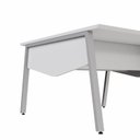 Ver imagem 6 de Plataforma de Trabalho para 2 Pessoas com Caixa de Tomadas 120cm Industrial Executive Cinza