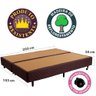 Cama Box Colchão King Pillow Top Mola Ensacada e Espuma Selada Confort 193x203x57cm BF Colchões - 6