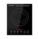Ver imagem 1 de Cooktop de Indução Portátil Amzchef com 9 Níveis de Potência, 1800w (preto)