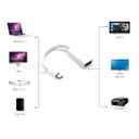 Ver imagem 2 de Cabo Adaptador Mini Dp Macho P/ Hdmi Femea